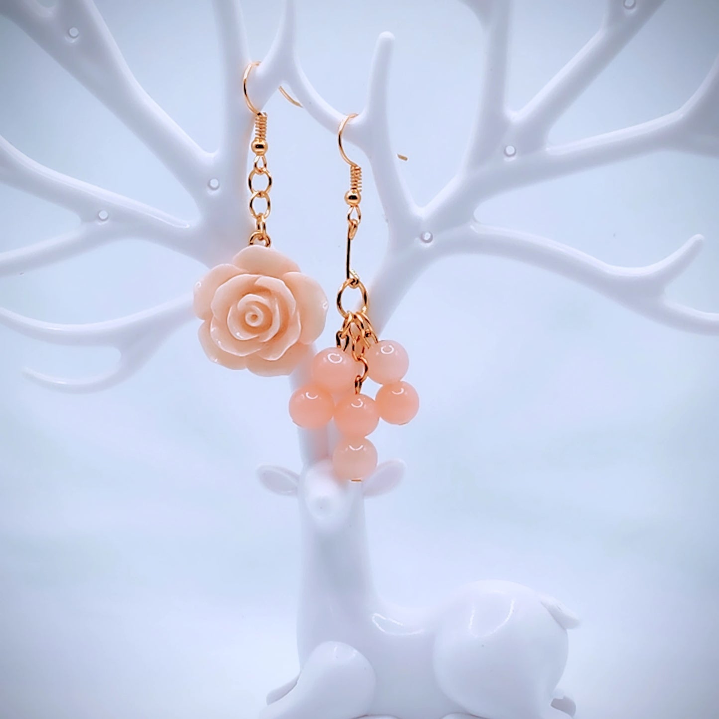 Pendientes pequeños de flores