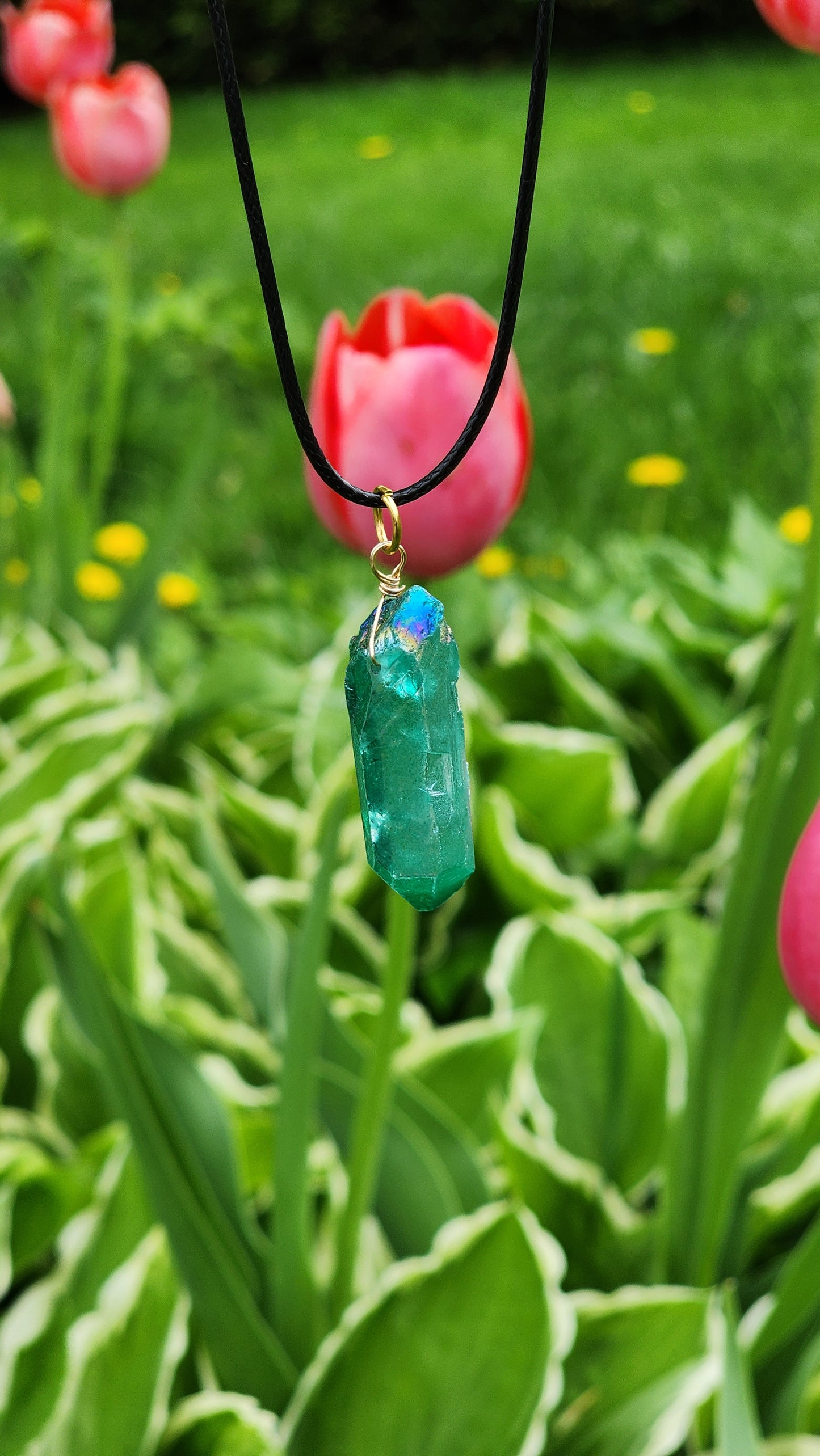 Collier Quartz brut