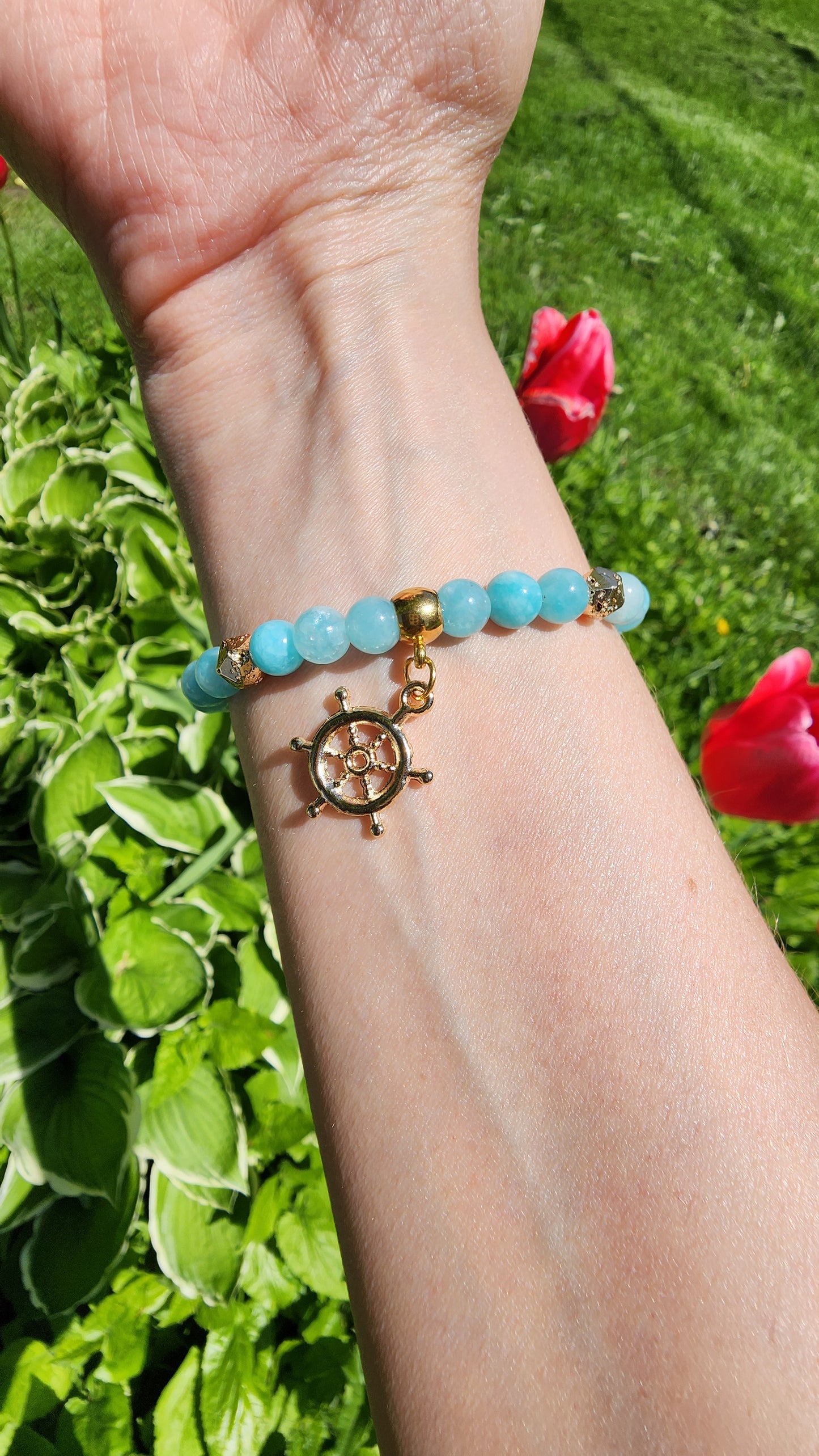 Caribbean amazonite bracelet