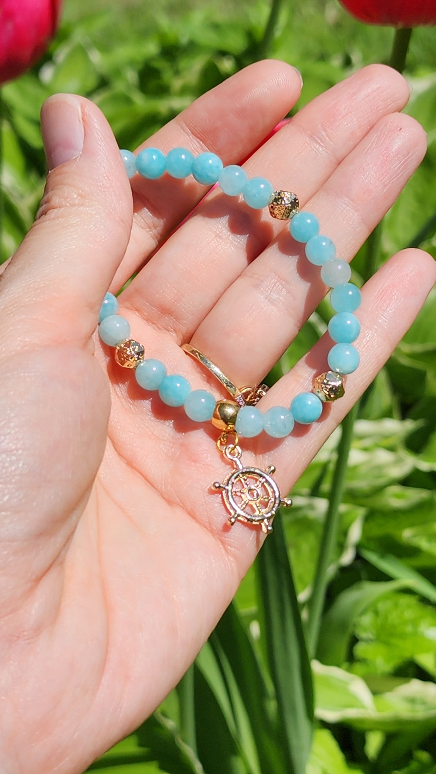Caribbean amazonite bracelet