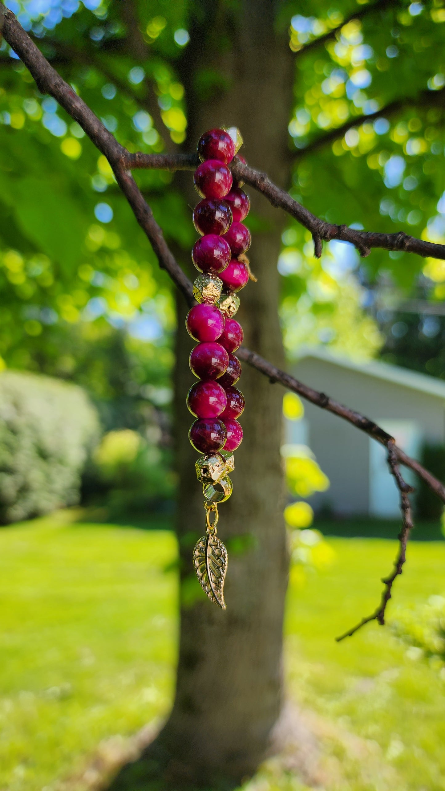 Pink Tiger Eye Bracelet