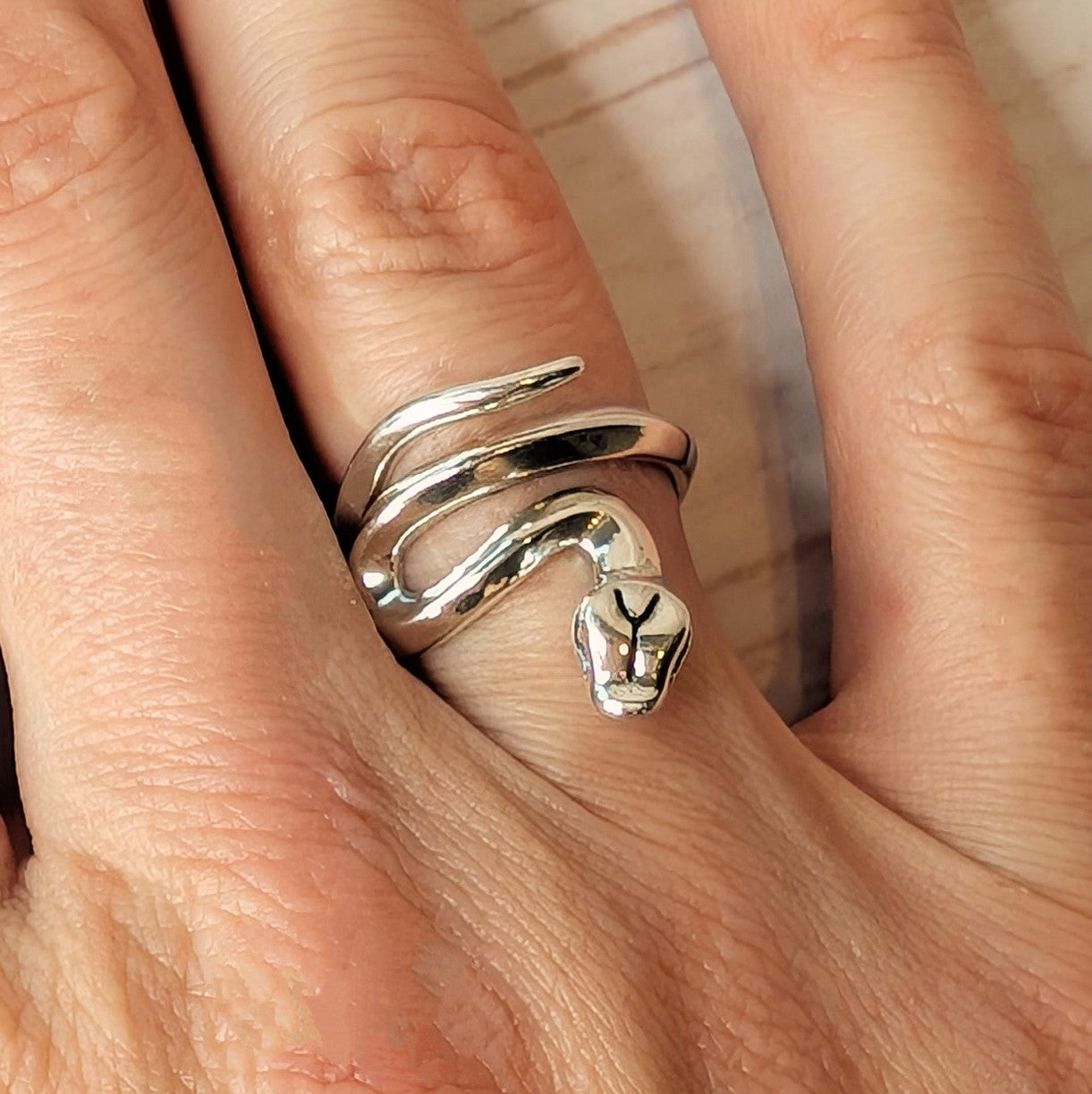 Bague Serpent ajustable