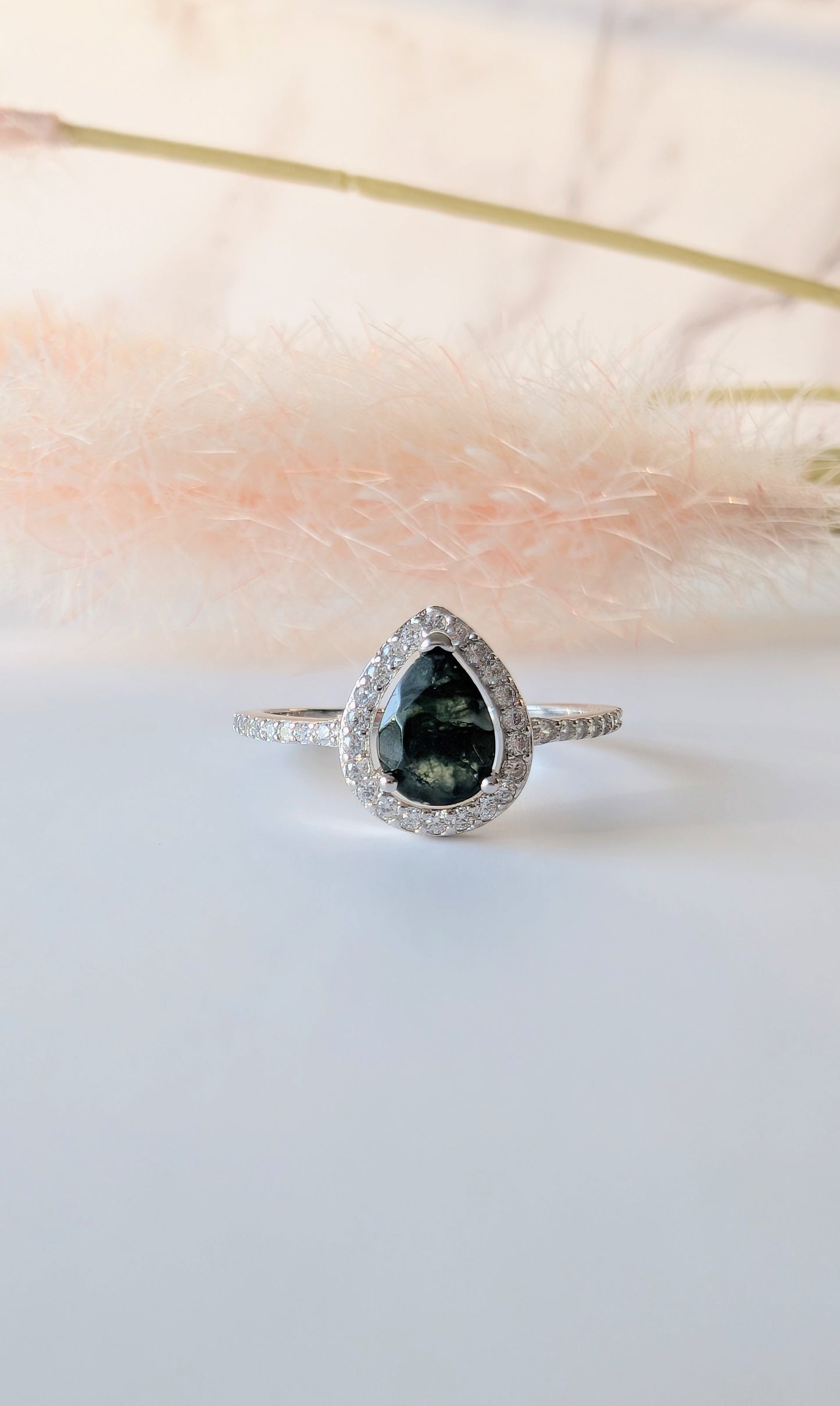 Bague Agate Mousse