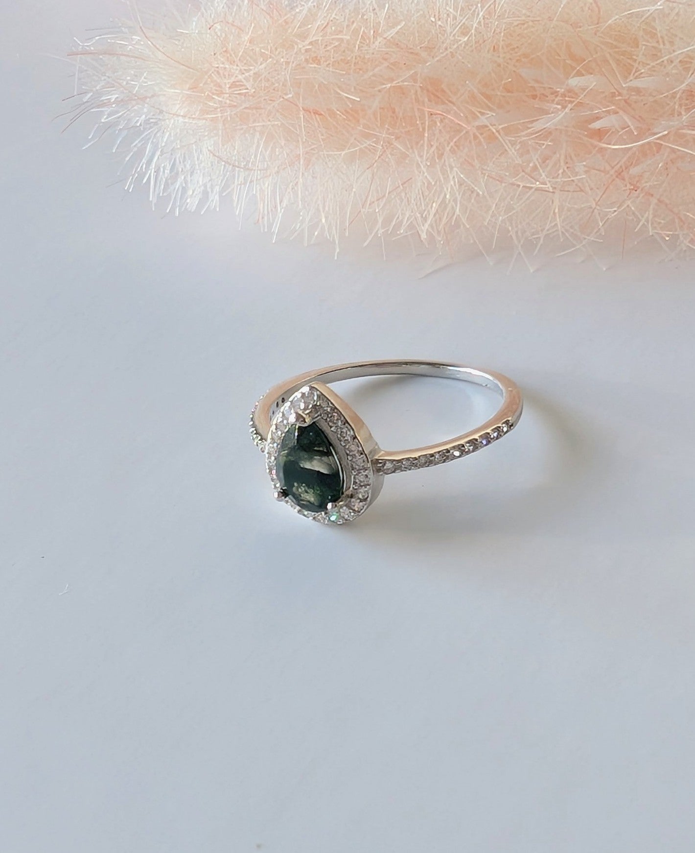 Bague Agate Mousse