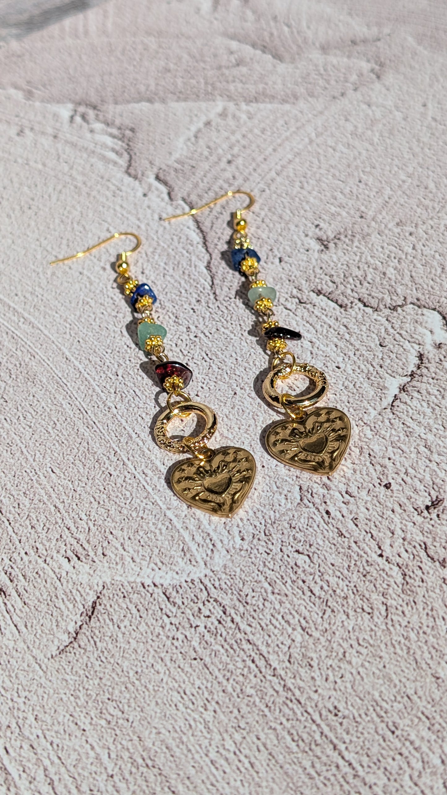 Boucles d'oreilles Coeur de Bohème