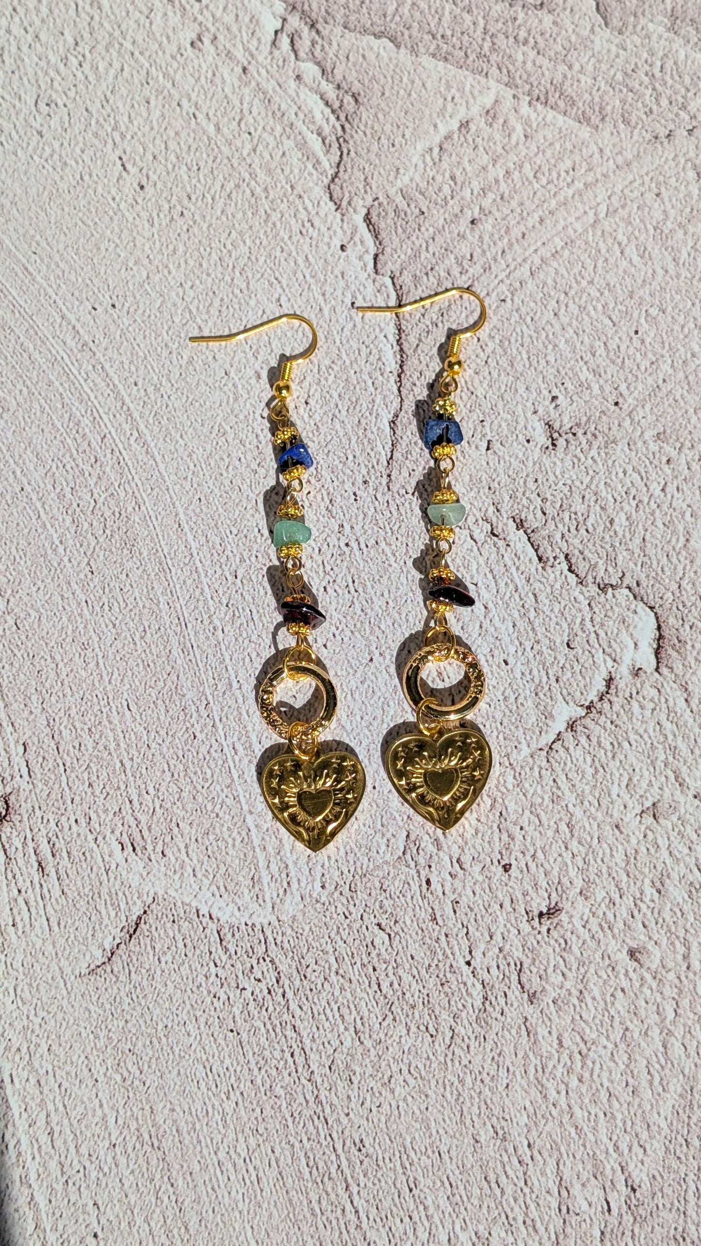 Boucles d'oreilles Coeur de Bohème
