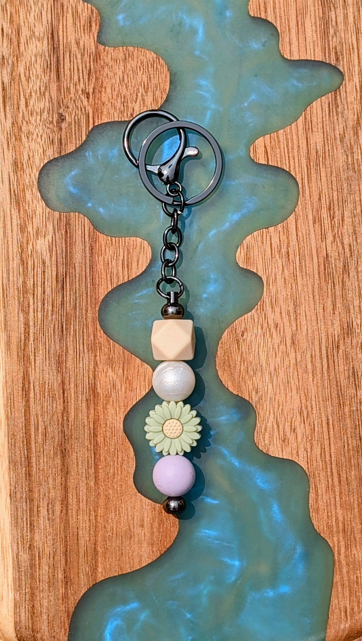 Porte-clés Perle de fleur