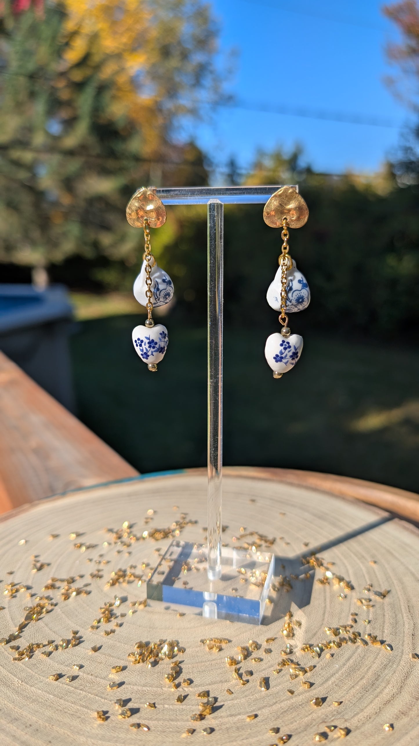 Boucles d'oreilles Tasse de Thé