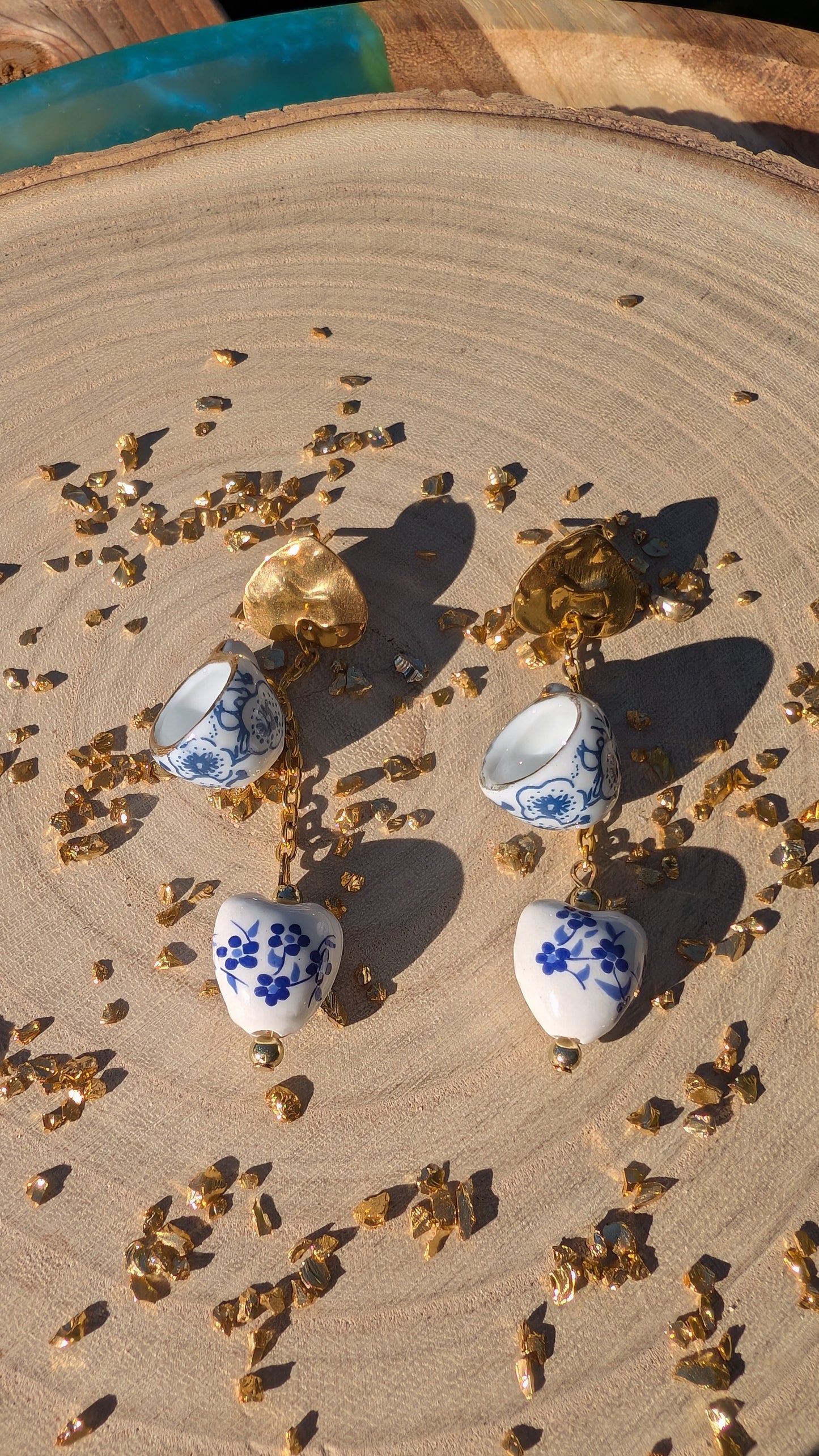 Boucles d'oreilles Tasse de Thé