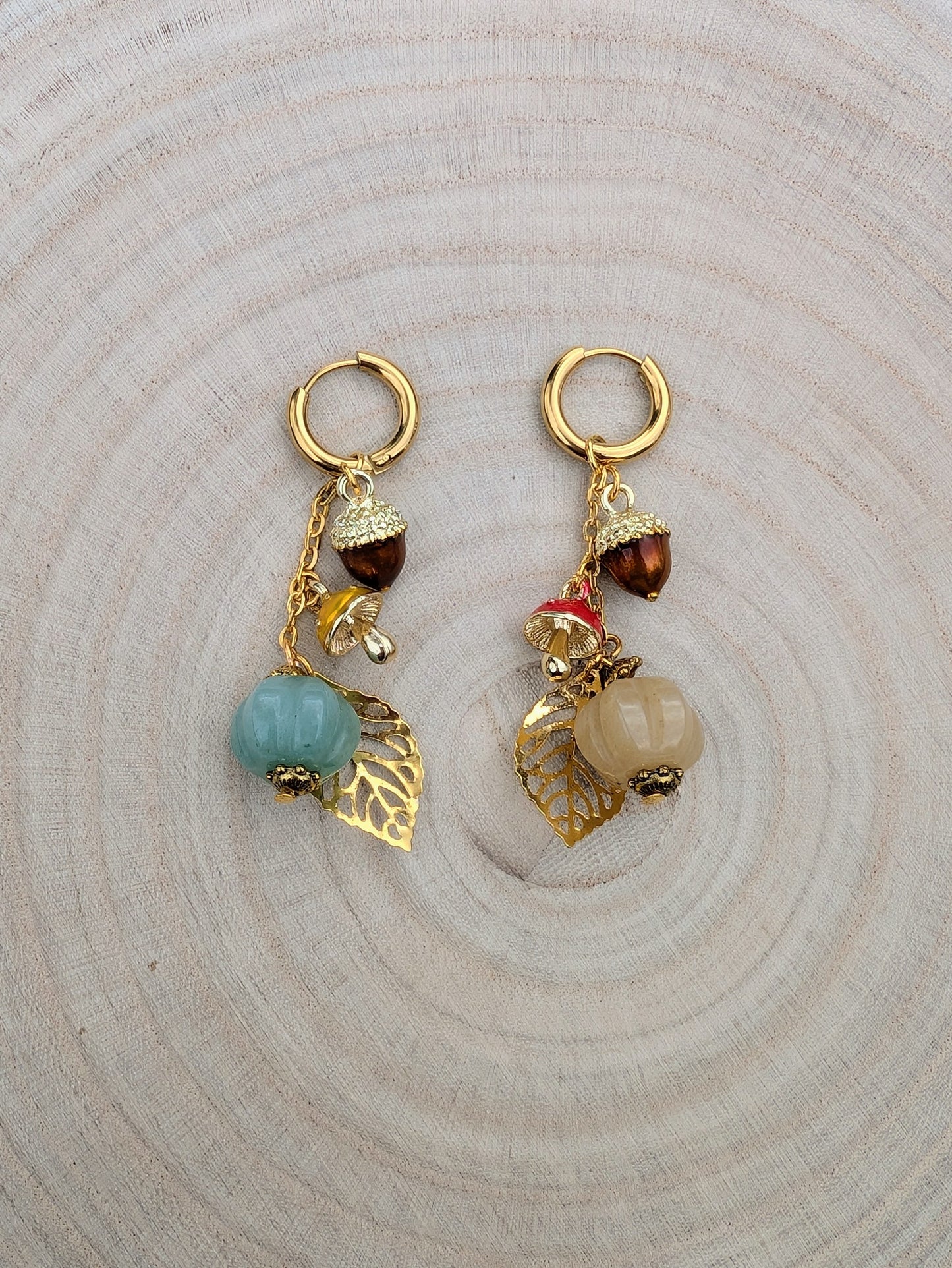 Boucles d'oreilles Charmes d'Automne