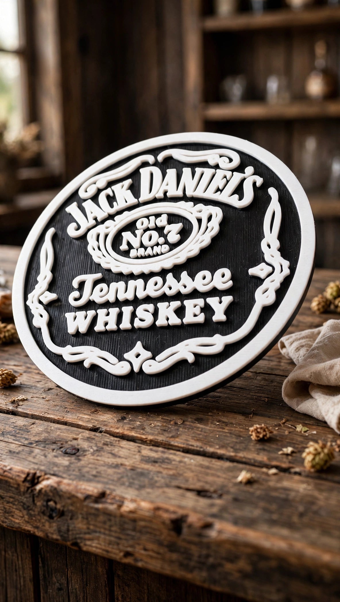 Sous-verre Whisky Tennessee