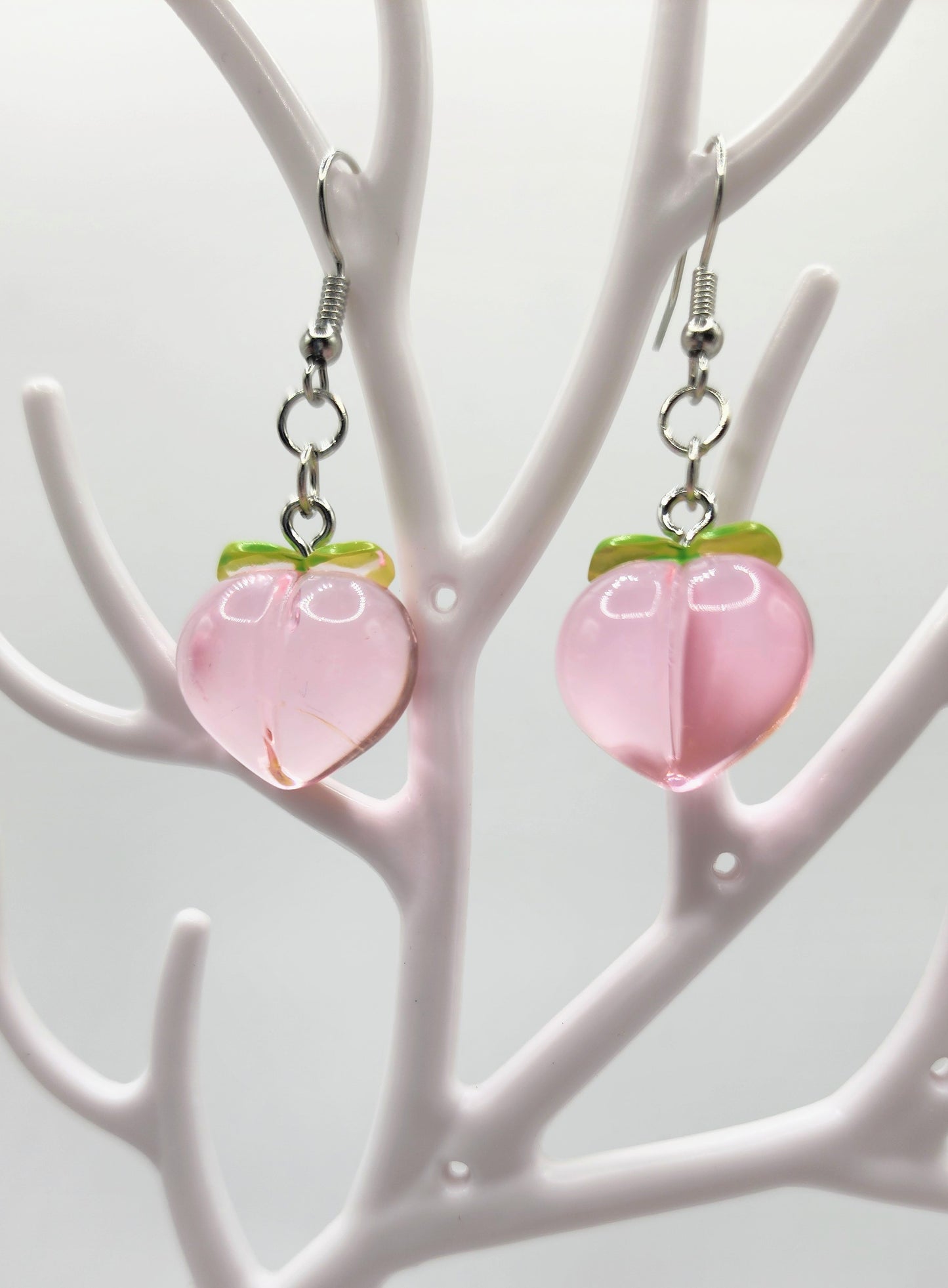 Boucles d'oreilles pêches