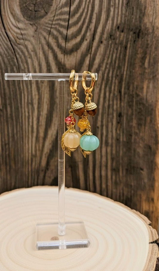 Boucles d'oreilles Charmes d'Automne
