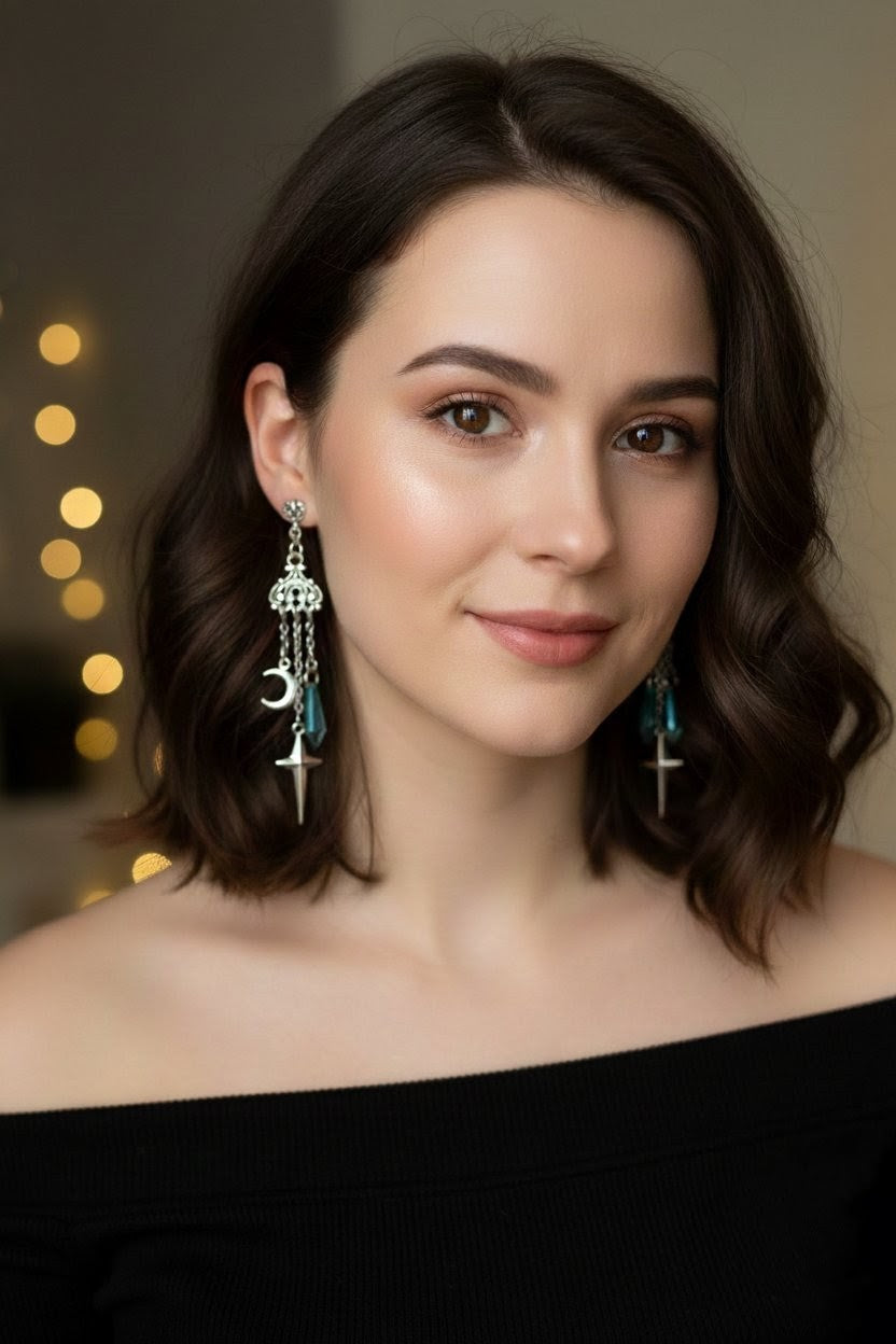 Boucles d'oreilles Astres