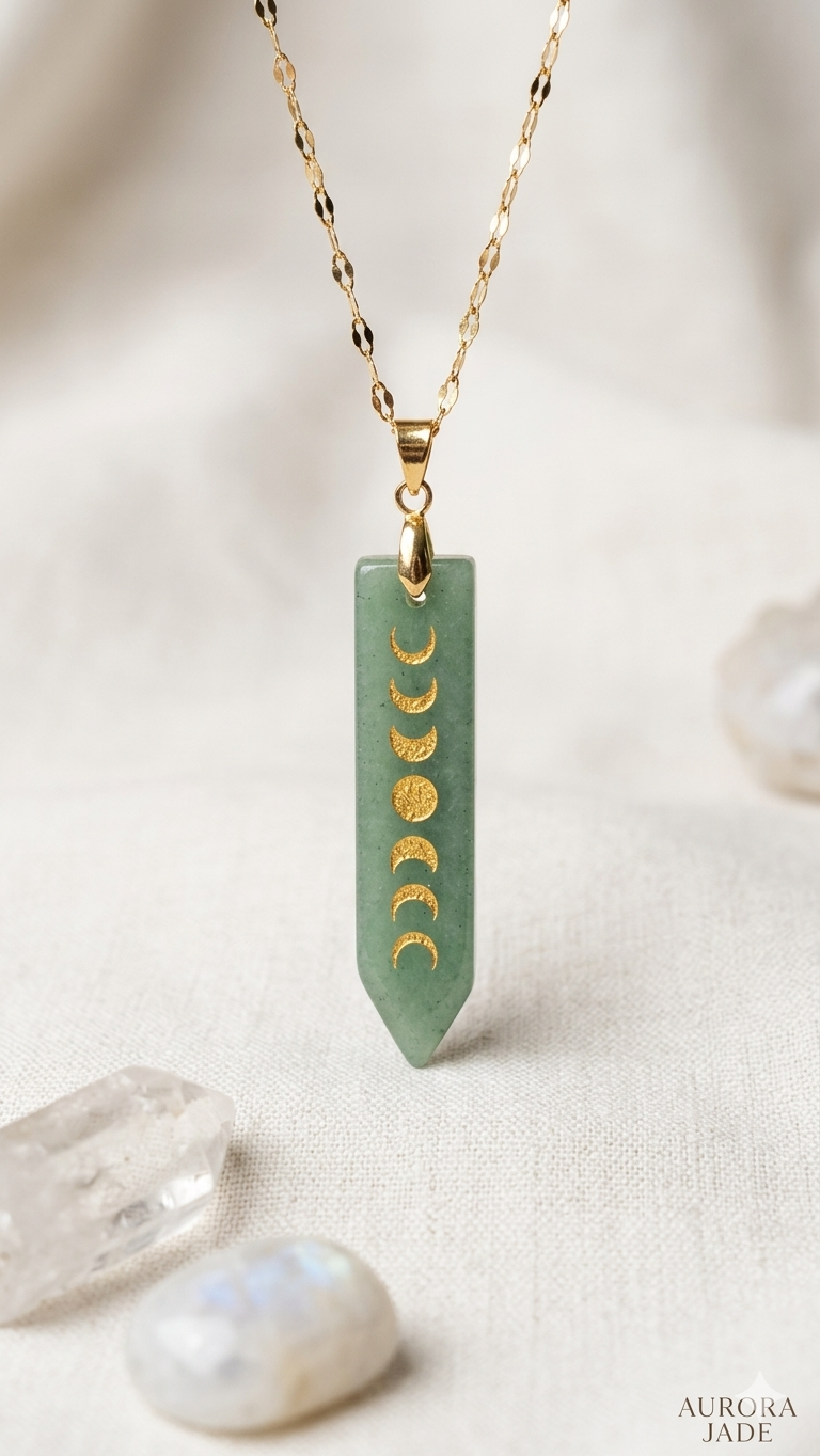 Chaîne Aventurine Lunaire