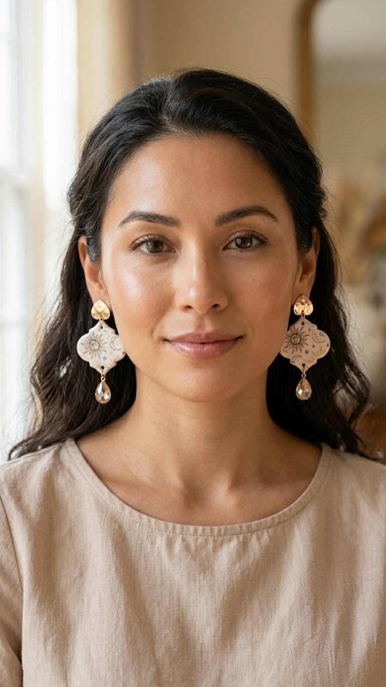 Boucles d'oreilles Celestine