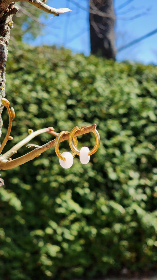 Rose Quartz Earrings