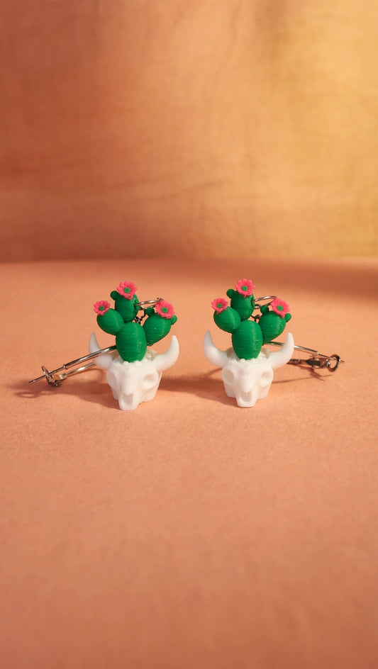 Boucles d'oreilles Cactus du Désert