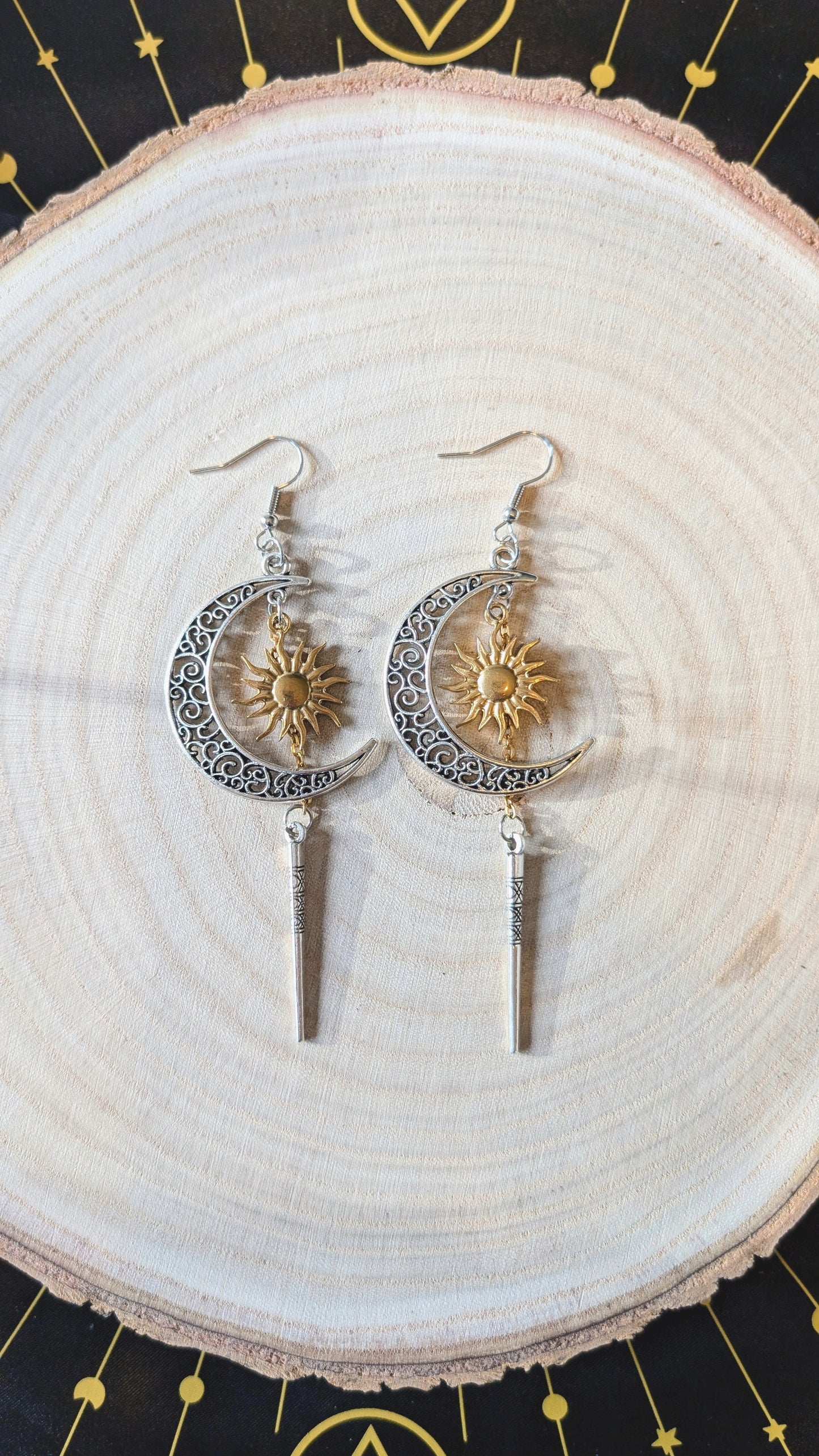 Boucles d'oreilles Astres