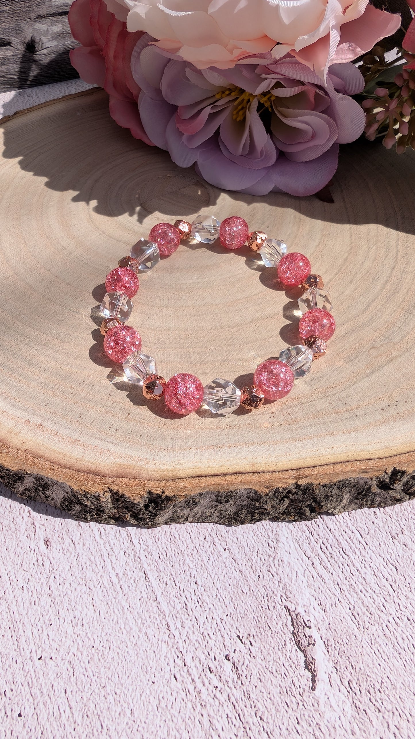 Bracelet Éclat Rose