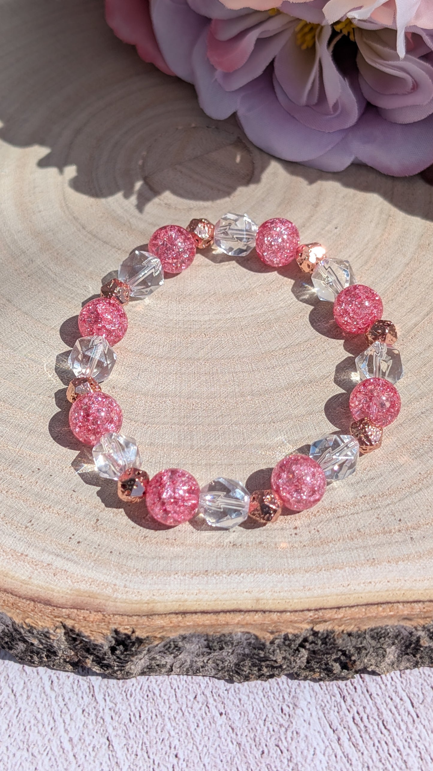 Bracelet Éclat Rose
