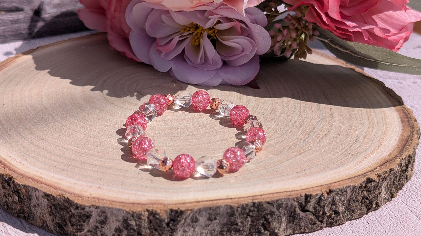 Bracelet Éclat Rose