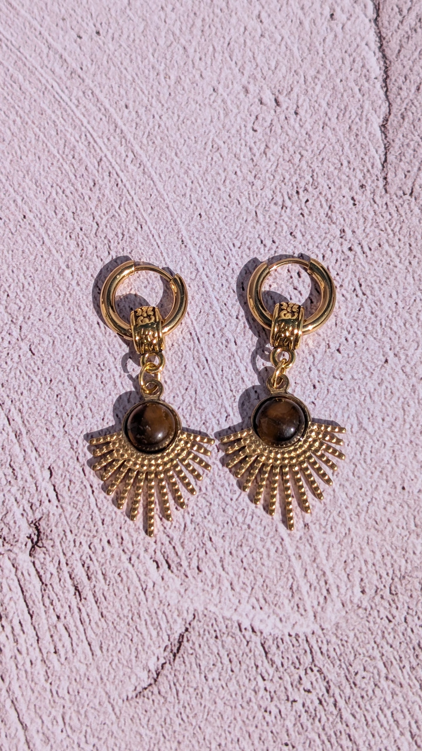 Boucles d'oreilles Éclat Fauve