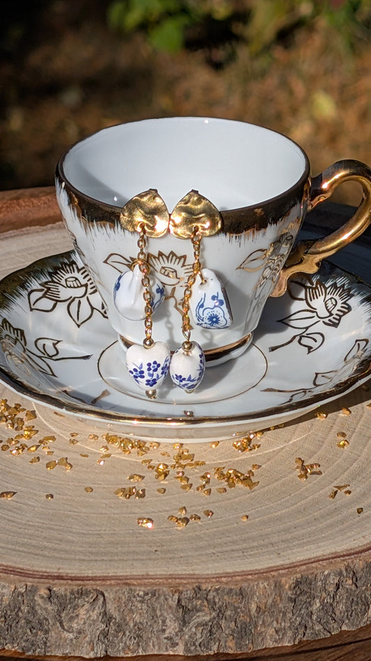 Boucles d'oreilles Tasse de Thé